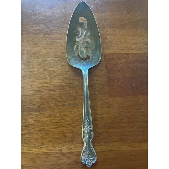 Vintage Silver spoon pie fork Hickory Community Flower Wm Rogers Rocksford - Picture 5 of 9